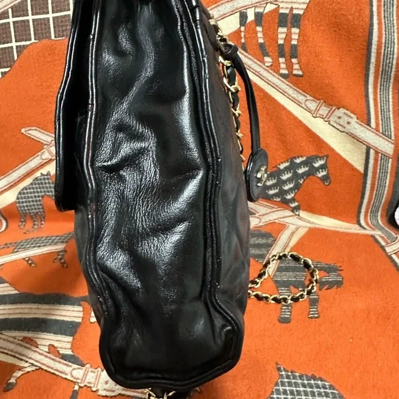 CHANEL ❤️🌟CLASSIC VINTAGE FLAP LAMBSKIN BAG⭐️ - Picture 5 of 12